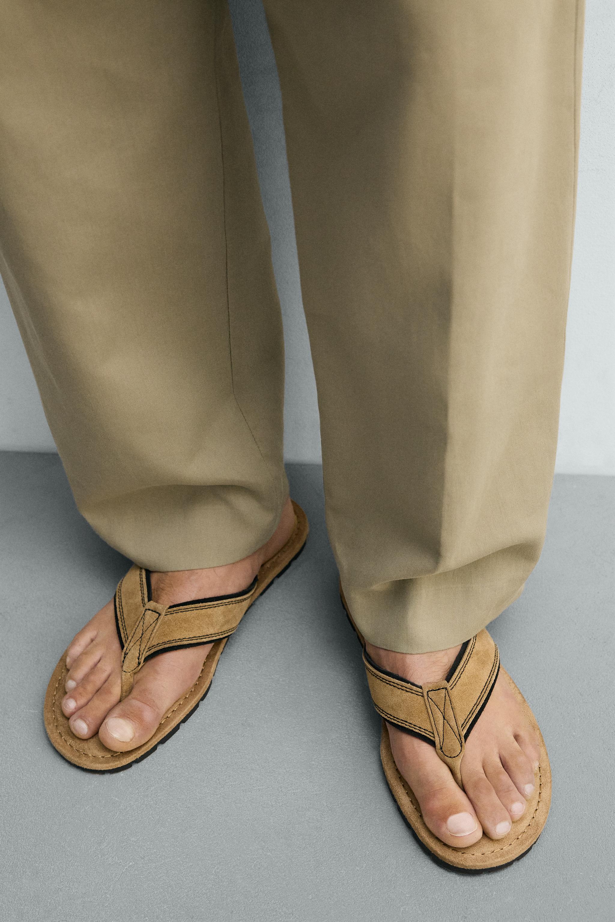 SANDALES EN CUIR À BRIDES